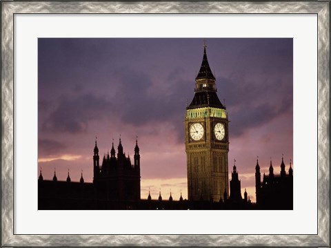 Framed Big Ben Palace Of Westminster London Print