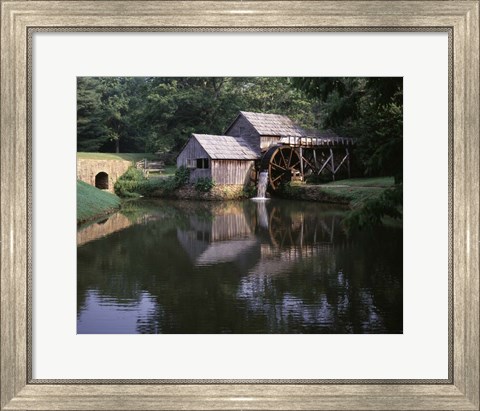 Framed Mabry Mill Blue Ridge Parkway Virginia Print