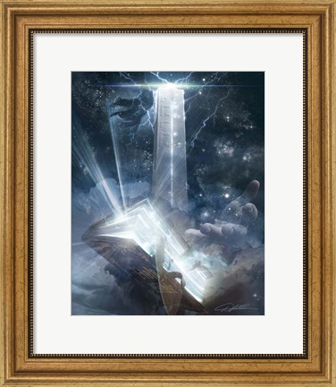 Framed God&#39;s Everlasting Word Print