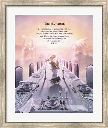 Framed Invitation Print