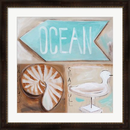 Framed Where&#39;s the Ocean? Print