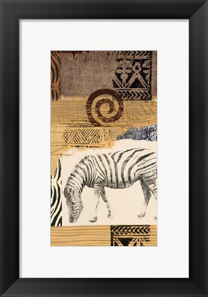 Framed Safari I Print