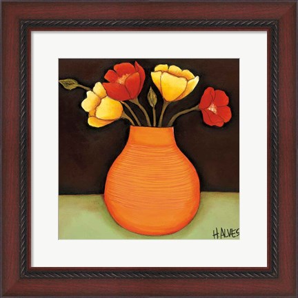 Framed Flores Coloridas II Print