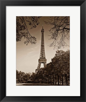 Framed Afternoon Stroll - Paris II Print