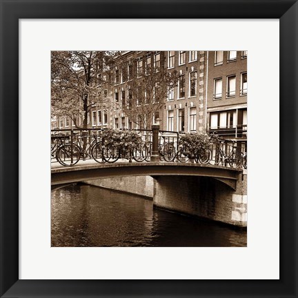 Framed Autumn in Amsterdam III Print