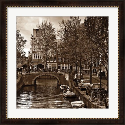 Framed Autumn in Amsterdam IV Print