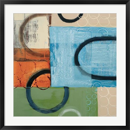 Framed Going in Circles Print