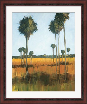 Framed Tall Palms I Print