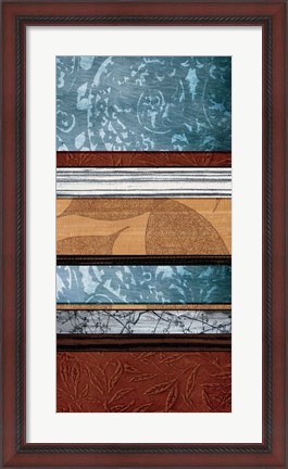 Framed Pillars of Pattern I Print