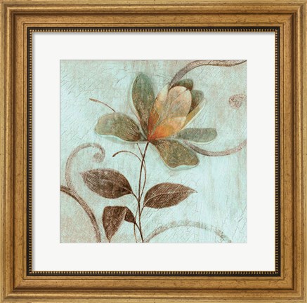 Framed Floral Souvenir I Print