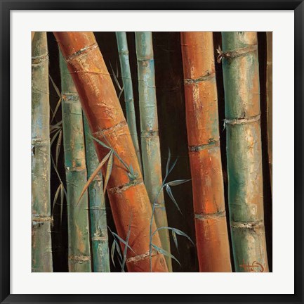 Framed Caribbean Bamboo II Print