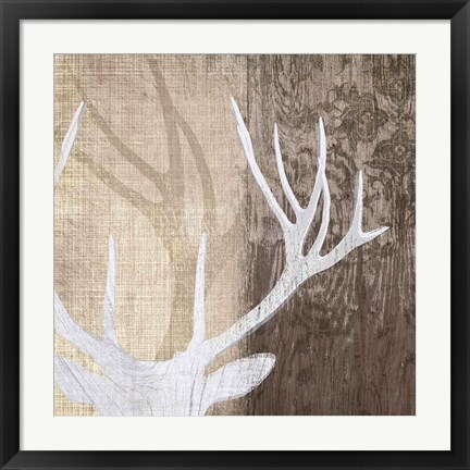 Framed Deer Lodge II Print