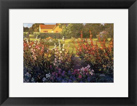 Framed Farm Garden Print