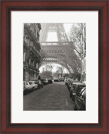 Framed Street View of &quot;&quot;La Tour Eiffel&quot;&quot; Print