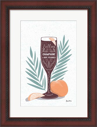 Framed Fruity Cocktails I Print