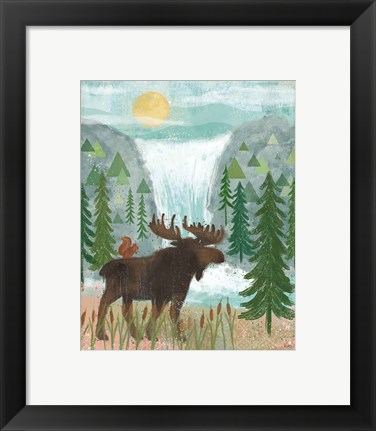Framed Woodland Forest IV Print