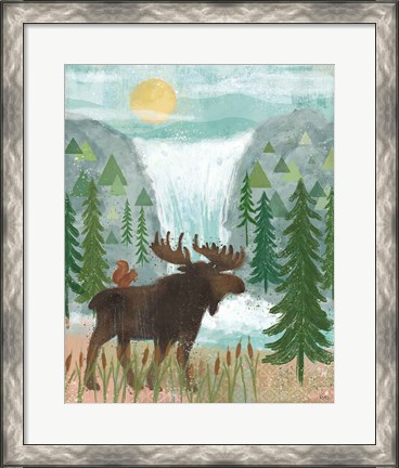 Framed Woodland Forest IV Print