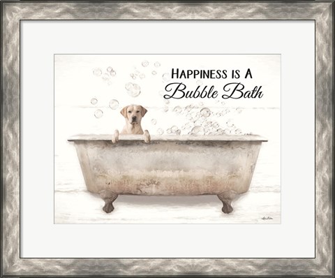 Framed Bubble Bath Print