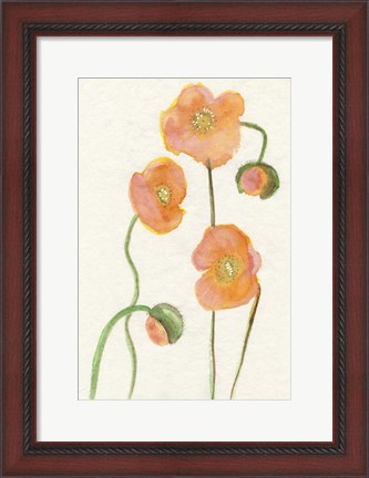 Framed Petite Fleur III Print