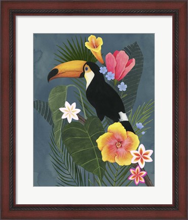 Framed Tropical Wilderness II Print