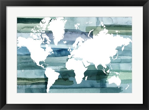Framed All Oceans Print