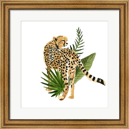 Framed Cheetah Outlook III Print