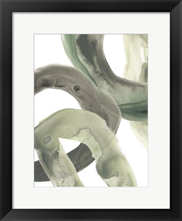 Framed Concentric Lichen VI Print