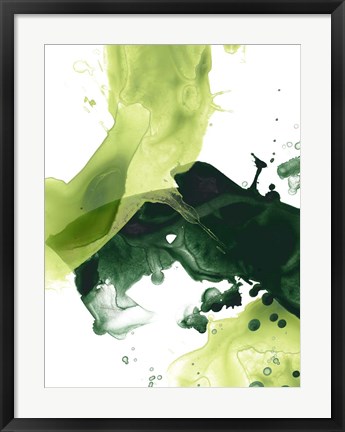 Framed Emerald Swath II Print