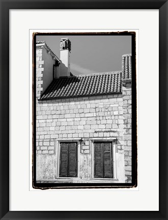 Framed Dubrovnik, Croatia III Print