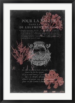 Framed Pour La Mer I Print
