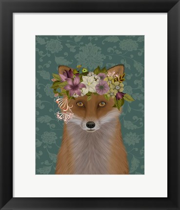 Framed Fox Bohemian Print
