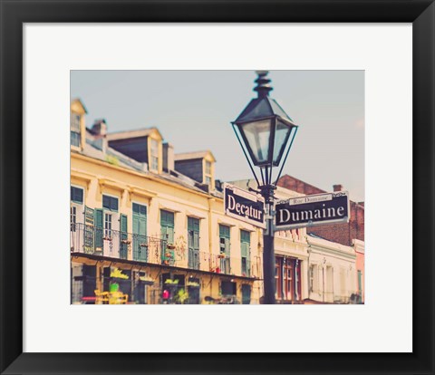 Framed Rue de la Levee Print
