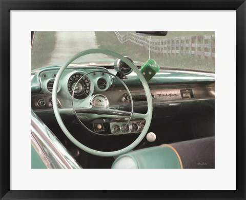 Framed 1957 Chevy Bel-Air Print