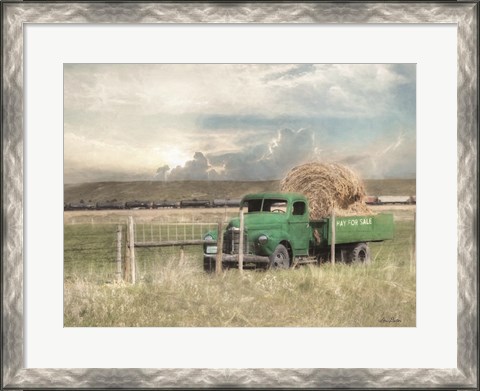 Framed Hay for Sale Print