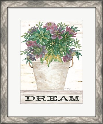 Framed Dream Succulents Print