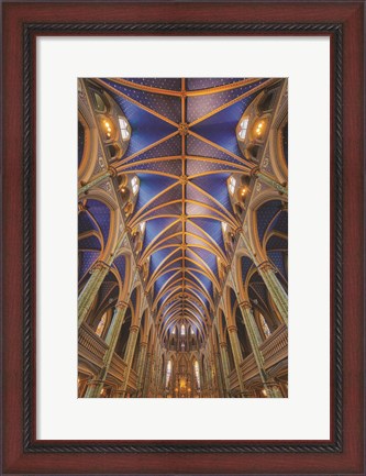 Framed Notre-Dame Cathedral Basilica Print