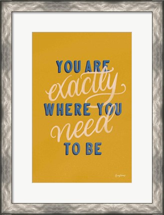 Framed Encouraging Words - Exactly Print