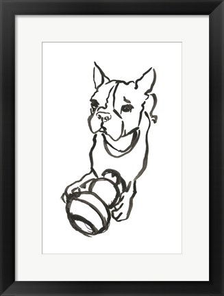 Framed Dog IX Print