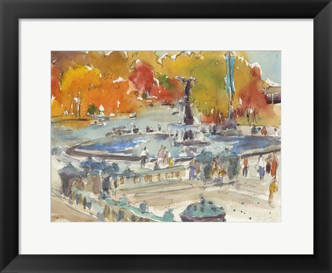 Framed Autumn in New York - Study IV Print