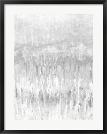 Framed White Coast I Print