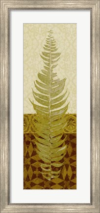 Framed Tropical Frond II Print