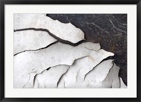 Framed Abstract Fissure I Print