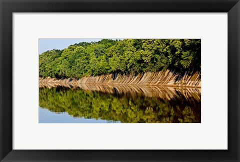 Framed Sailing on the Tombigbee Waterway in Alabama Print