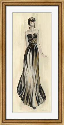 Framed Evening Gown II Print