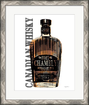 Framed Canadian Whisky Print