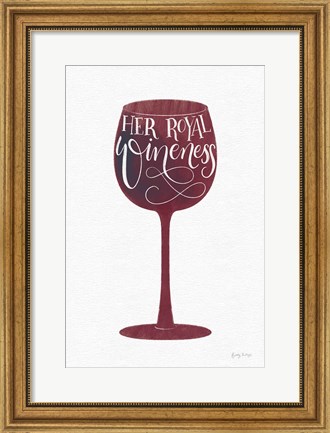 Framed Wineness Print