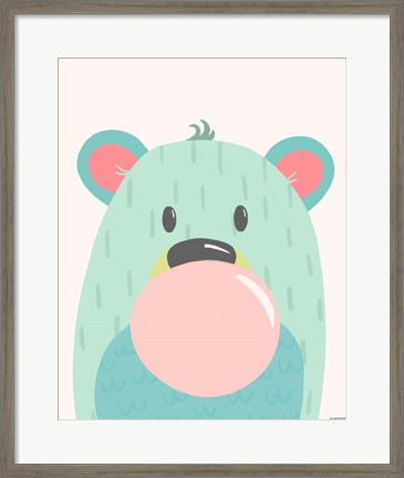 Framed Kid Bear Print
