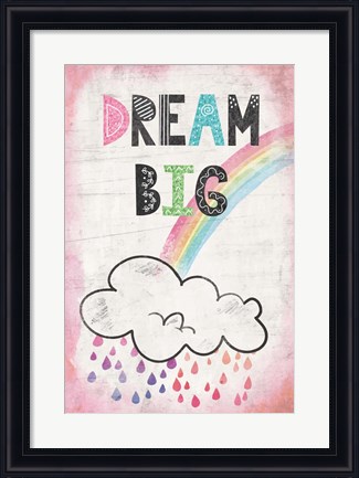 Framed Dream Big Print