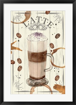 Framed Latte Print