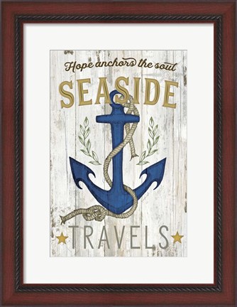 Framed Seaside Travels Print